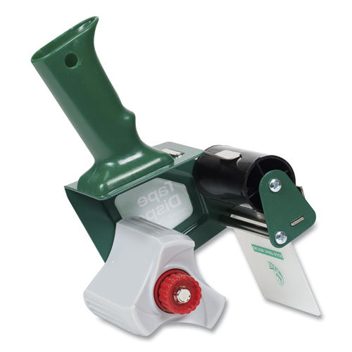 Image of Duck® Extra-Wide Packaging Tape Dispenser, 3" Core, For Rolls Up To 3" X 54.6 Yds, Green
