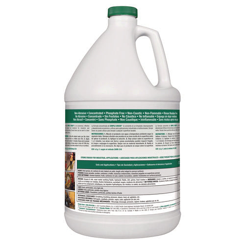 Image of Simple Green® Industrial Cleaner And Degreaser, Concentrated, 1 Gal Bottle, 6/carton