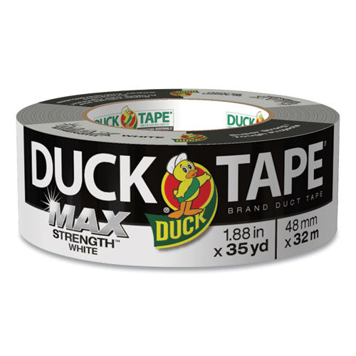 Image of Duck® Max Duct Tape, 3" Core, 1.88" X 35 Yds, White