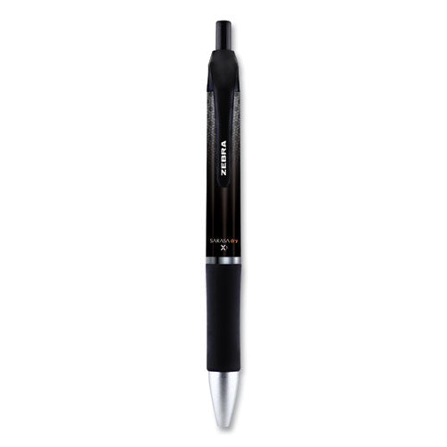 Image of Zebra® Sarasa Dry Gel X1 Gel Pen, Retractable, Medium 0.7 mm, Blue Ink, Blue Barrel, 12/Pack