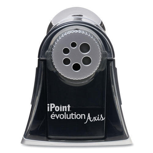 Image of Westcott® Ipoint Evolution Axis Pencil Sharpener, Ac-Powered, 5 X 7.5 X 7.25, Black/silver