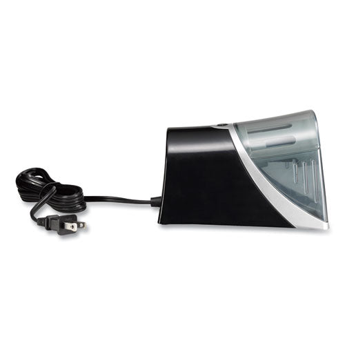 Image of Westcott® Ipoint Evolution Axis Pencil Sharpener, Ac-Powered, 4.25 X 7 X 4.75, Black/silver
