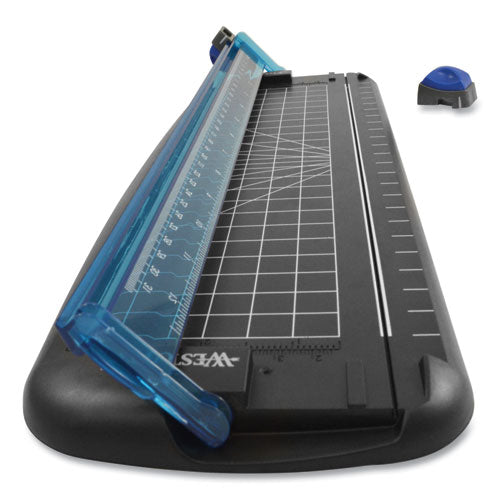 Image of Westcott® Multi-Purpose Personal Trimmer, 10 Sheets, 12" Cut Length, Plastic Base, 6.38 X 12