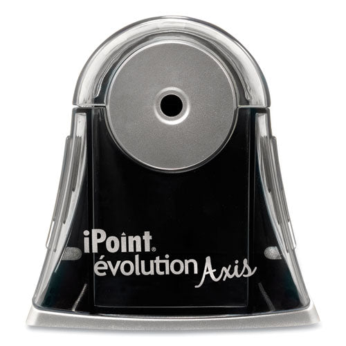 Image of Westcott® Ipoint Evolution Axis Pencil Sharpener, Ac-Powered, 4.25 X 7 X 4.75, Black/silver