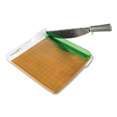 Image of Westcott® Carbotitanium Guillotine Paper Trimmer, 30 Sheets, 12" Cut Length, Metal/wood Composite Base, 14 X 22
