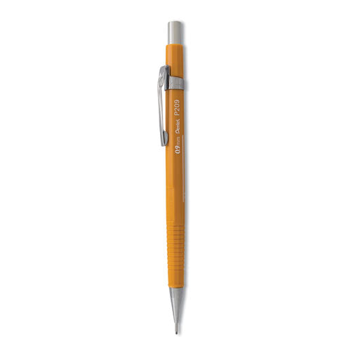 Image of Pentel® Sharp Mechanical Pencil, 0.9 mm, HB (#2), Black Lead, Yellow Barrel