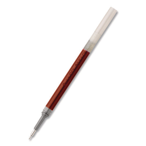 Image of Pentel® Refill For Pentel Energel Retractable Liquid Gel Pens, Fine Needle Tip, Red Ink