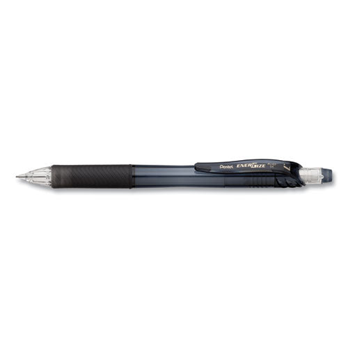 Image of Pentel® EnerGize-X Mechanical Pencil, 0.7 mm, HB (#2), Black Lead, Black Barrel, Dozen