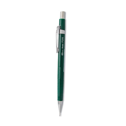 Image of Pentel® Sharp Mechanical Pencil, 0.5 mm, HB (#2), Black Lead, Green Barrel