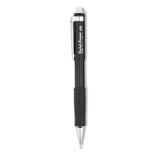 Image of Pentel® Twist-Erase III Mechanical Pencil, 0.9 mm, HB (#2), Black Lead, Black Barrel