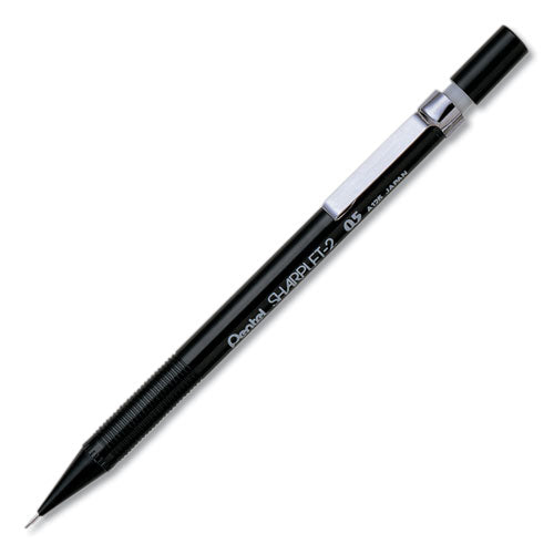 Image of Pentel® Sharplet-2 Mechanical Pencil, 0.5 mm, HB (#2), Black Lead, Black Barrel