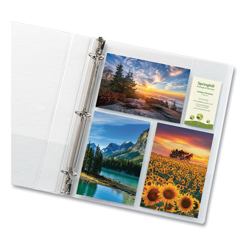 Image of Avery® Photo Storage Pages For Six 4 X 6 Mixed Format Photos, 3-Hole Punched, 10/pack