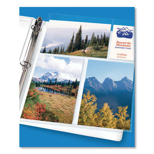 Image of Avery® Photo Storage Pages For Six 4 X 6 Mixed Format Photos, 3-Hole Punched, 10/pack