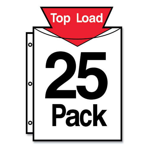 Image of Avery® Secure Top Sheet Protectors, Super Heavy Gauge, Letter, Diamond Clear, 25/pack