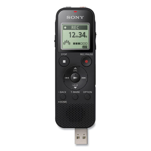Image of Sony® Icd-Px470 Digital Voice Recorder, 4 Gb, Black