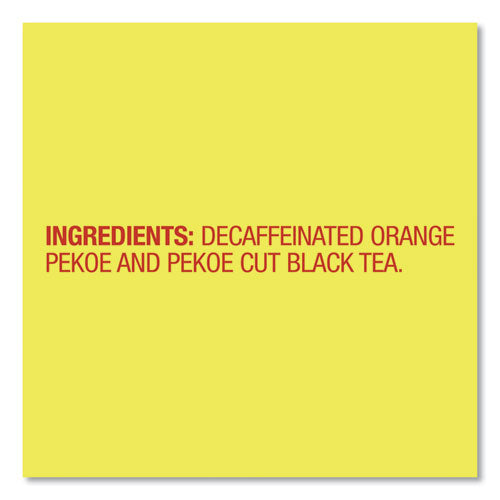 Image of Lipton® Tea Bags, Decaffeinated, 72/box