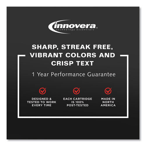 Image of Innovera® Remanufactured Cyan High-Yield Ink, Replacement for 951XL (CN046AN), 1,500 Page-Yield