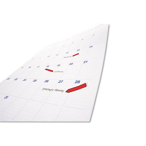 Image of Post-it® Flags Arrow 0.5" Page Flags, Blue/Green/Purple/Red/Yellow, 20/Color, 100/Pack