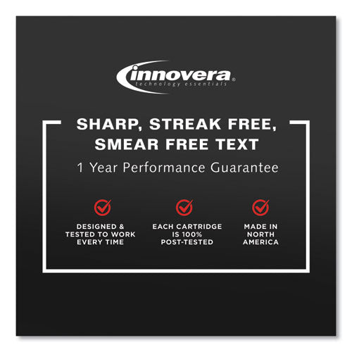 Image of Innovera® Remanufactured Black High-Yield Ink, Replacement for 952XL (F6U19AN), 2,000 Page-Yield