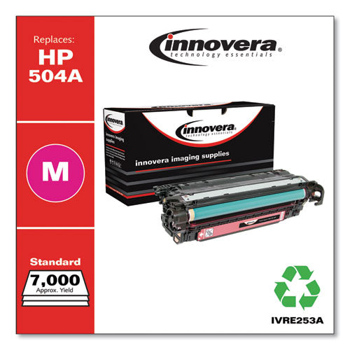 Image of Innovera® Remanufactured Magenta Toner, Replacement for 504A (CE253A), 7,000 Page-Yield