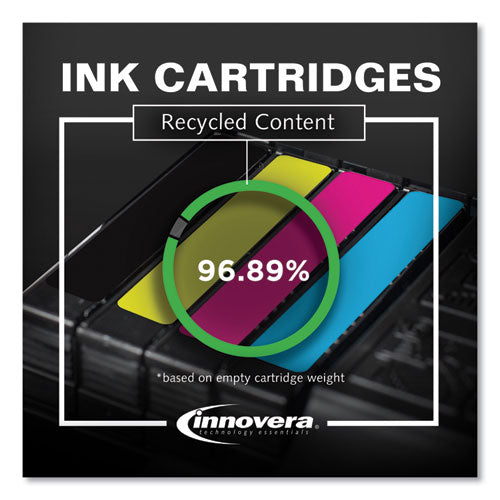 Image of Innovera® Remanufactured Black High-Yield Ink, Replacement for 952XL (F6U19AN), 2,000 Page-Yield