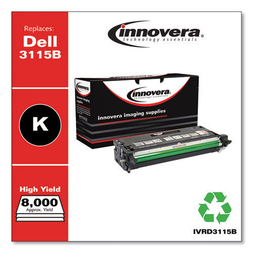 Image of Innovera® Remanufactured Black High-Yield Toner, Replacement for 310-8395, 8,000 Page-Yield