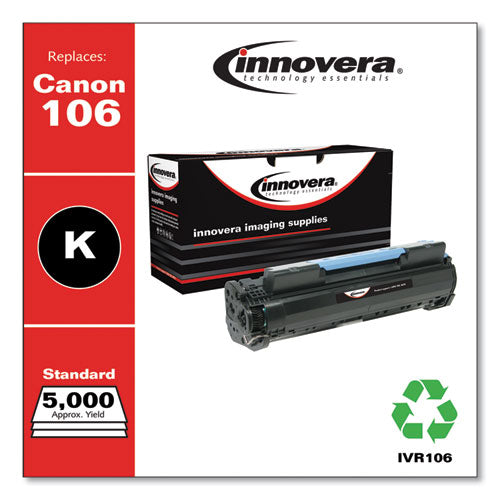 Image of Innovera® Remanufactured Black Toner, Replacement for 106 (0264B001), 5,000 Page-Yield