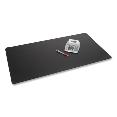Image of Artistic® Rhinolin II Desk Pad with Antimicrobial Protection, 36 x 20, Black