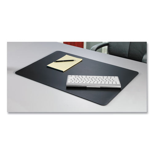 Image of Artistic® Rhinolin II Desk Pad with Antimicrobial Protection, 17 x 12, Black