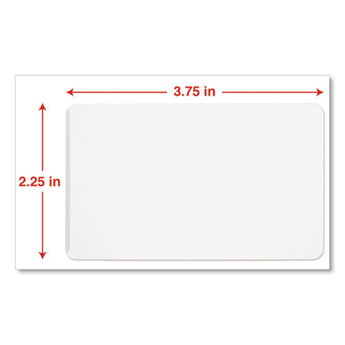 Image of Universal® Laminating Pouches, 5 Mil, 3.75" X 2.25", Gloss Clear, 100/box