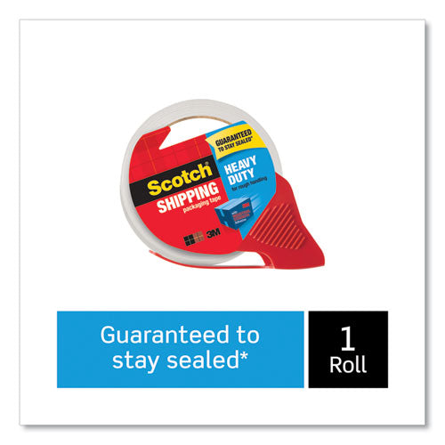 Image of Scotch® 3850 Heavy-Duty Packaging Tape With Dispenser, 3" Core, 1.88" X 54.6 Yds, Clear, 1/roll