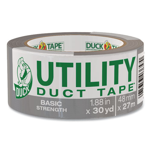 Image of Duck® Basic Strength Duct Tape, 3" Core, 1.88" X 30 Yds, Silver
