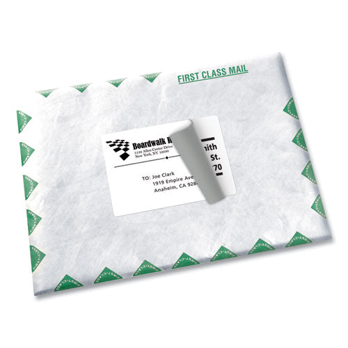 Image of Avery® Shipping Labels W/ Trueblock Technology, Laser Printers, 3.5 X 5, White, 4/sheet, 100 Sheets/box