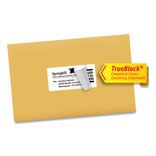 Image of Avery® Shipping Labels W/ Trueblock Technology, Inkjet Printers, 2 X 4, White, 10/sheet, 100 Sheets/box