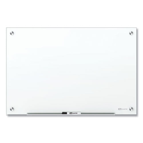 Image of Quartet® Brilliance Glass Dry-Erase Boards, 48" x 48", White Surface