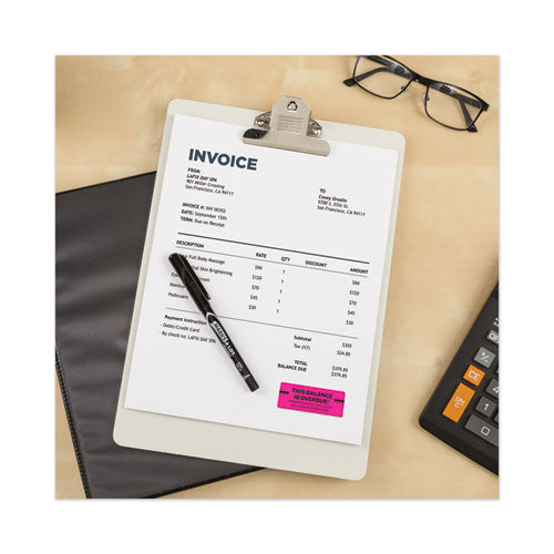 Image of Avery® High-Visibility Permanent Laser ID Labels, 1 x 2.63, Neon Magenta, 750/Pack