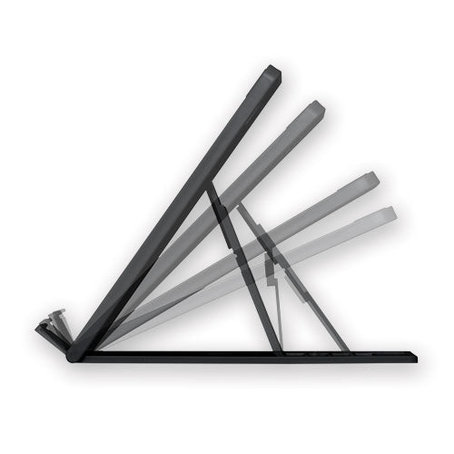 Image of Kensington® Smartfit Easy Riser Laptop Cooling Stand, 13" X 9.5" X 0.8" To 7.1", Black, Supports 8 Lbs