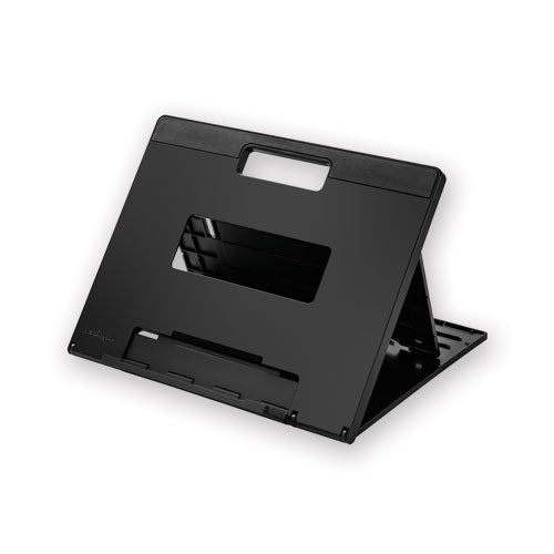 Image of Kensington® Smartfit Easy Riser Laptop Cooling Stand, 13" X 9.5" X 0.8" To 7.1", Black, Supports 8 Lbs