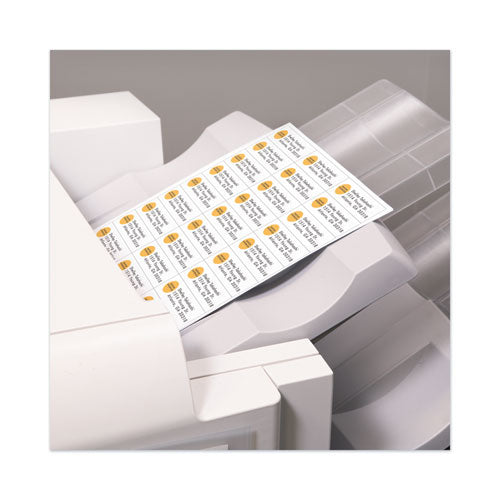 Image of Avery® Copier Mailing Labels, Copiers, 1 X 2.81, White, 33/sheet, 250 Sheets/box