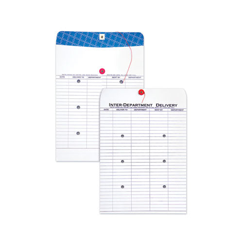 Image of Quality Park Inter-Department Envelope, #97, Two-Sided Five-Column Format, 10 X 13, White, 100/box