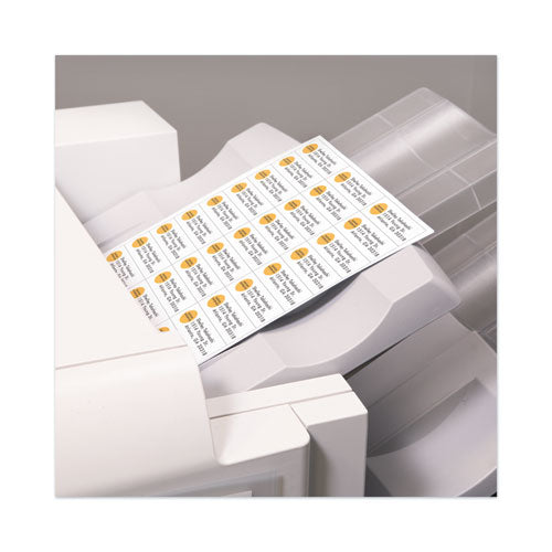Image of Avery® Copier Mailing Labels, Copiers, 1 X 2.81, White, 33/sheet, 100 Sheets/box