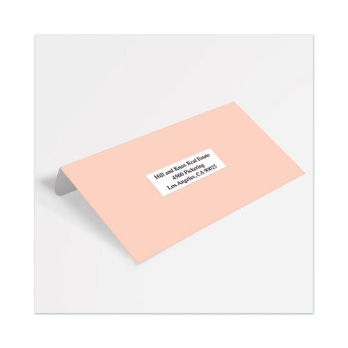 Image of Avery® Copier Mailing Labels, Copiers, 1 X 2.81, White, 33/sheet, 500 Sheets/box