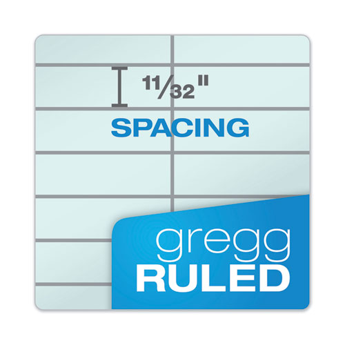 Image of TOPS Prism Steno Pads, Gregg Rule, Blue Cover, 80 Blue 6 X 9 Sheets, 4/pack