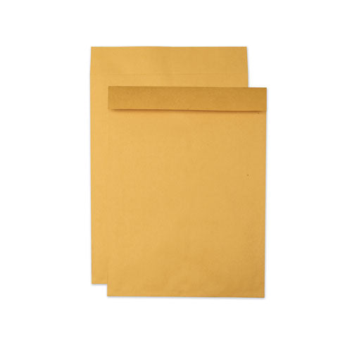 Image of Quality Park Jumbo Size Kraft Envelope, Cheese Blade Flap, Fold-Over Closure, 15 x 20, Brown Kraft, 25/Pack