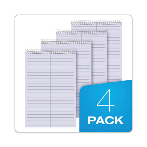 Image of TOPS Prism Steno Pads, Gregg Rule, Orchid Cover, 80 Orchid 6 X 9 Sheets, 4/pack