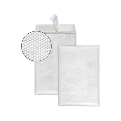Image of Survivor® Bubble Mailer of DuPont Tyvek, #0, Air Cushion, Redi-Strip Adhesive Closure, 6.5 x 9.5, White, 25/Box