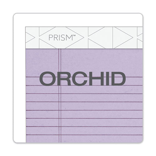Image of TOPS Prism + Colored Writing Pads, Narrow Rule, 50 Pastel Orchid 5 X 8 Sheets, 12/pack