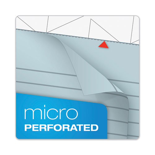 Image of TOPS Prism + Colored Writing Pads, Wide/legal Rule, 50 Pastel Blue 8.5 X 11.75 Sheets, 12/pack