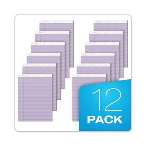 Image of TOPS Prism + Colored Writing Pads, Wide/legal Rule, 50 Pastel Orchid 8.5 X 11.75 Sheets, 12/pack