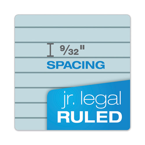 Image of TOPS Prism + Colored Writing Pads, Narrow Rule, 50 Pastel Blue 5 X 8 Sheets, 12/pack